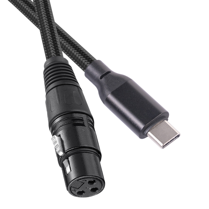 XLR케이블 C타입 to XLR 암 캐논잭 마이크 변환 3PIN 스피커 앰프 연결 3M 판매처 상세 정보 이미지 2