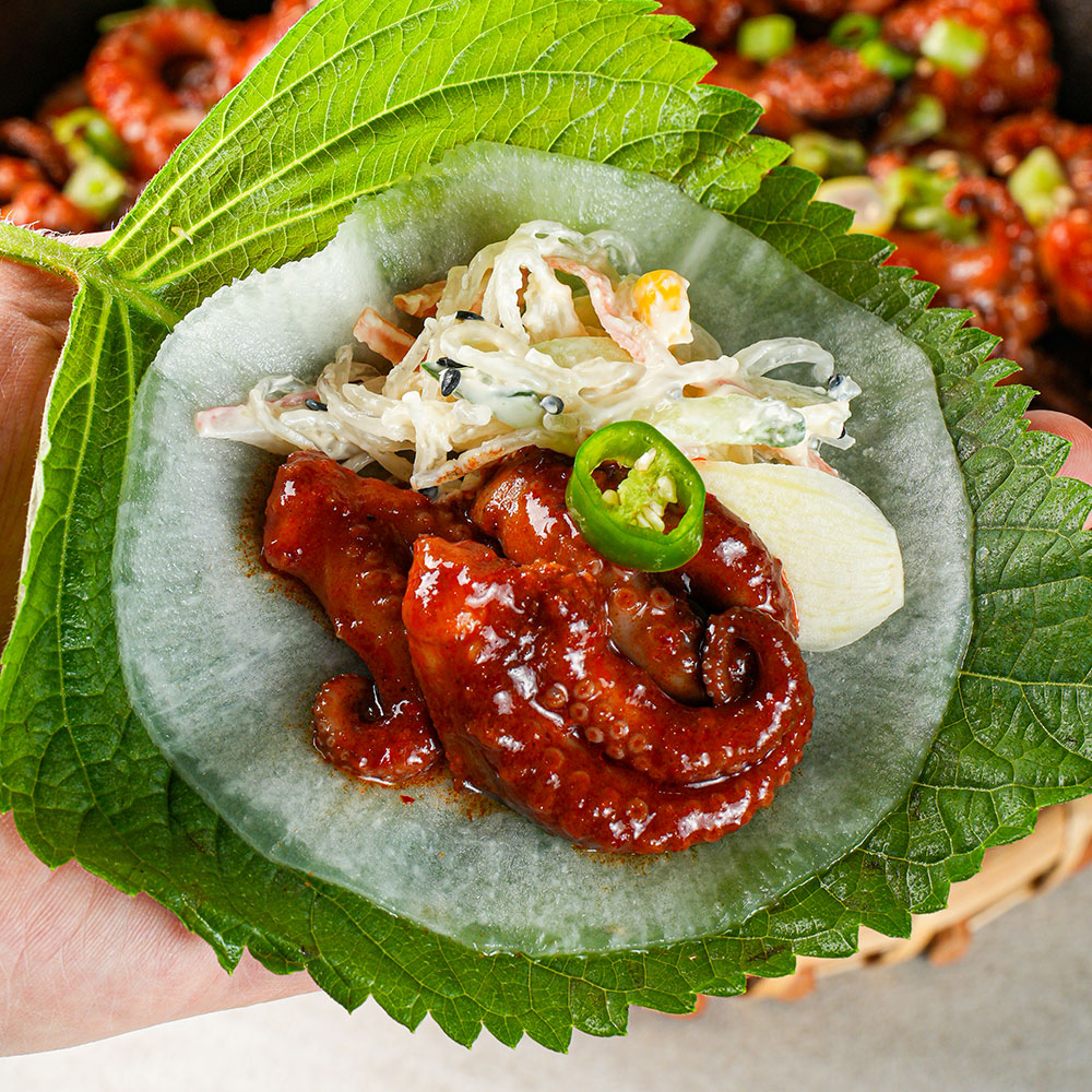 양념 쭈꾸미 볶음 300g 4팩 캠핑 밀키트 저녁 집들이 음식 요리