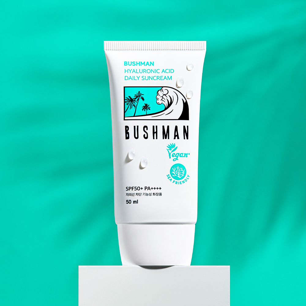 부쉬맨 히알루론산 데일리 선크림 SPF50+ PA++++ 50ml, 1개