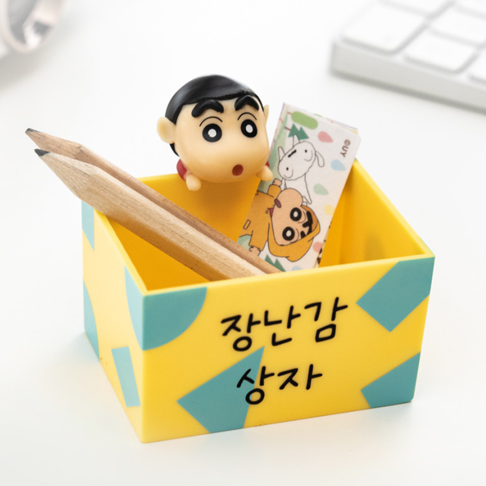 짱구 장난감 책상 정리함 다용도 데스크 보관 캐릭터 굿즈 - 상세 이미지 3