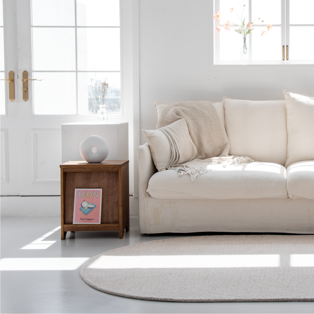 소프트 타원형 러그 방수 둥근 카페트 비정형 타원 제작 150x225