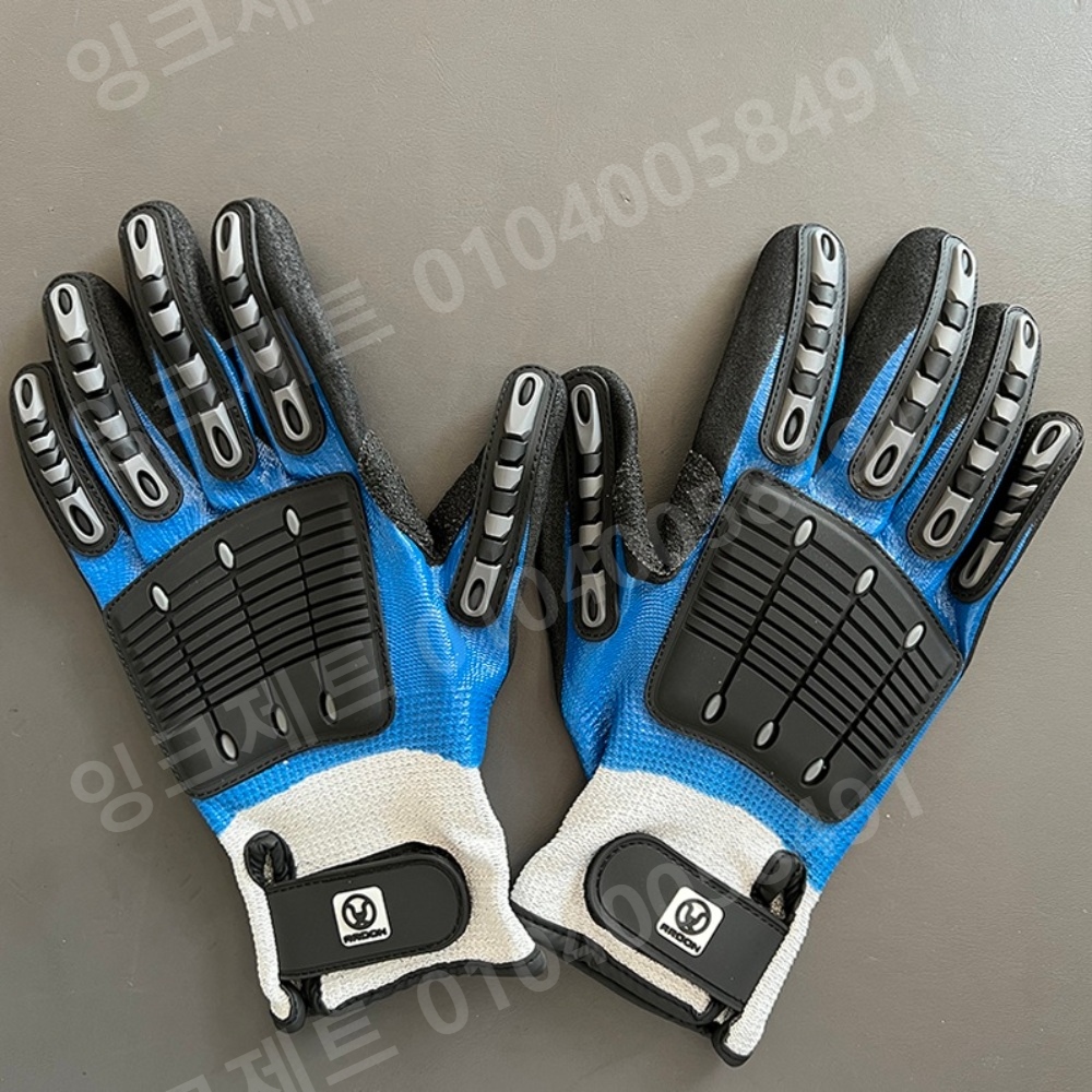 절단방지 장갑 충격 진동 손끼임 방지 튼튼한 글러브 - 상품 이미지