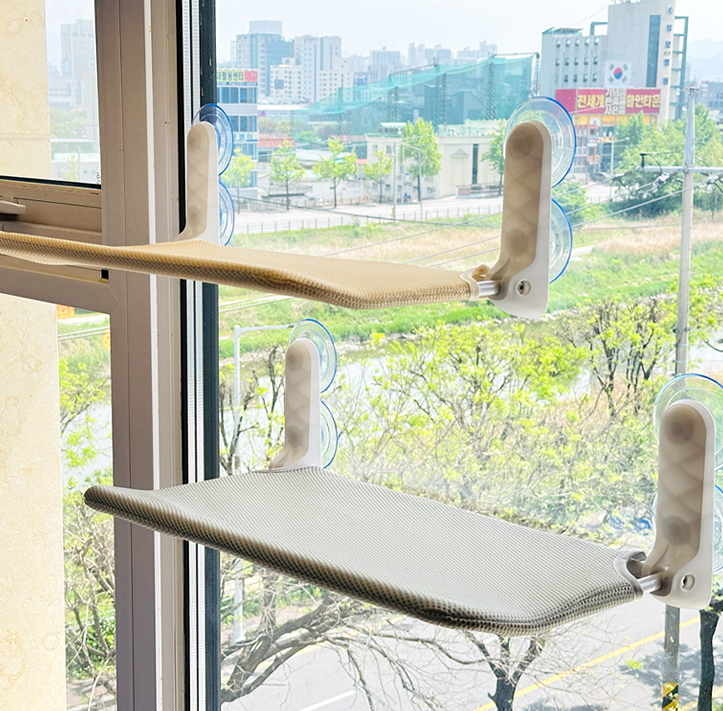 랩캣 고양이 창문 해먹 폴딩 해먹 침대 접이식 캣워커 캣폴 캣타워 제품 이미지