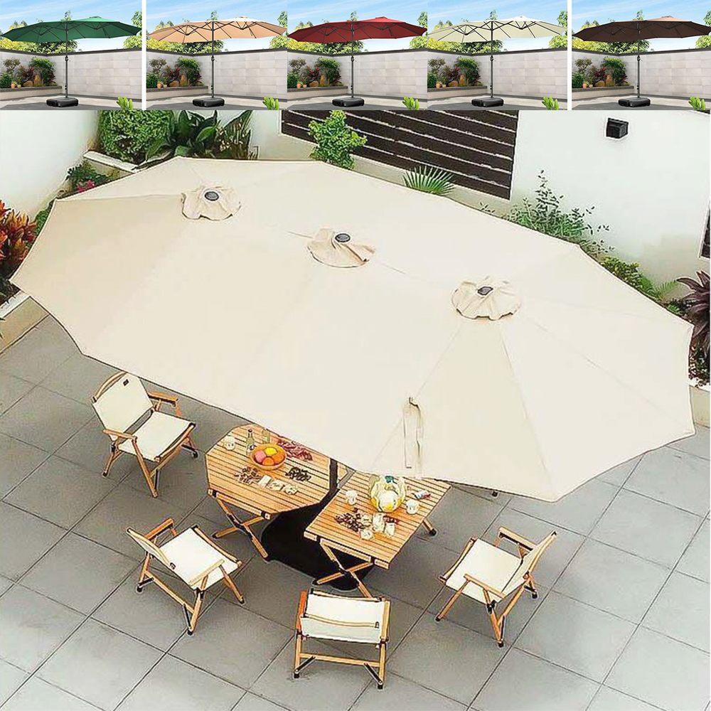 초대형 삼중타워 파라솔 풀세트 야외 간편설치 레버 방수 천막