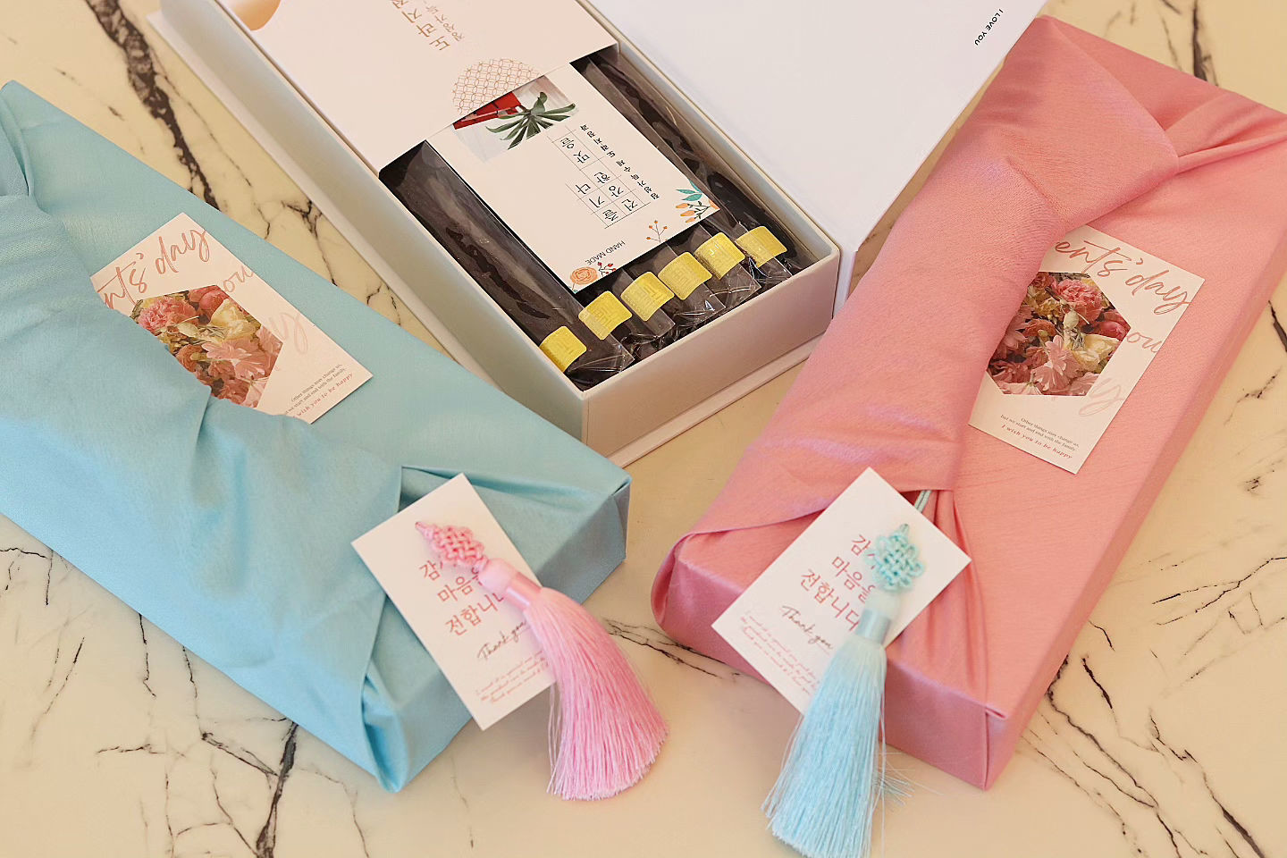 도라지정과 콩고물 상견례 이바지음식 고급 답례품 추석 선물세트 200g