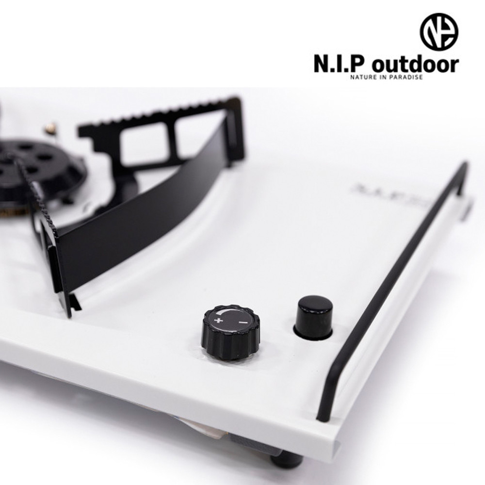 N.I.P 파워플레이트 NO6 IGT 플랫 강염버너 세라믹 블랙 (블랙 가방)