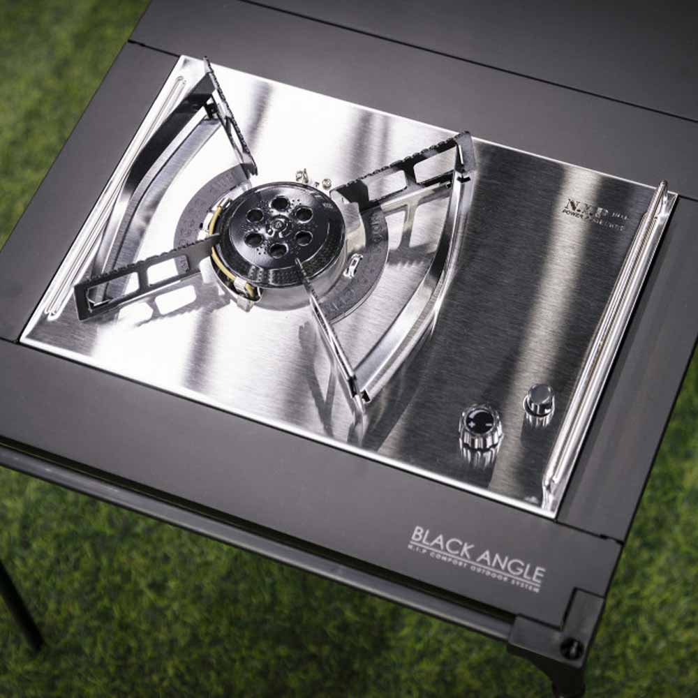 N.I.P 파워플레이트 NO6 IGT 플랫 강염버너 세라믹 블랙 (블랙 가방)