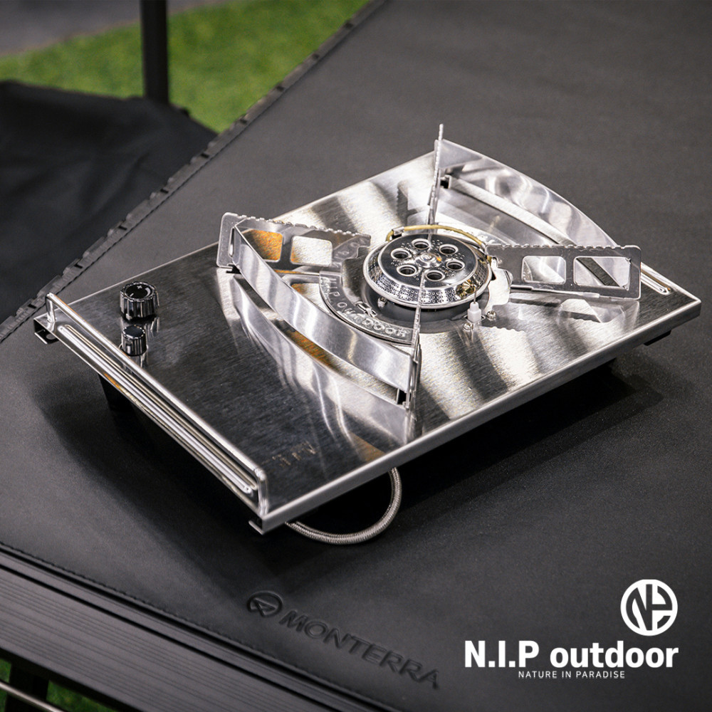 N.I.P 파워플레이트 NO6 IGT 플랫 강염버너 세라믹 블랙 (블랙 가방)