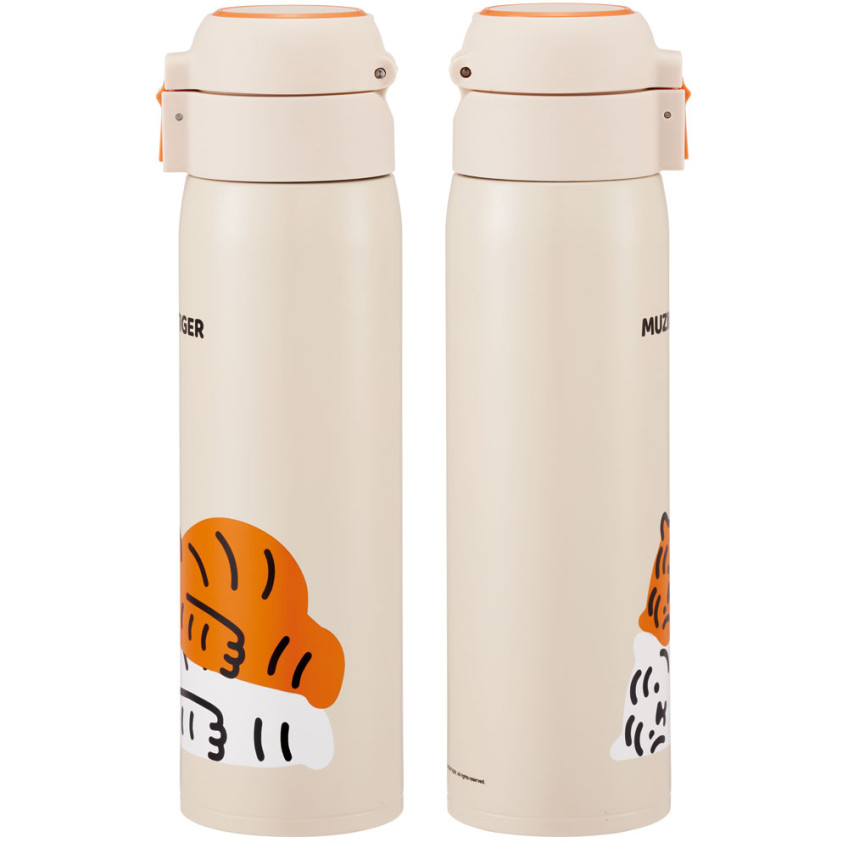 스케이터 무직 타이거 캐릭터 원터치 스테인리스 머그 보틀 480ml STOT5 - 주방·식기 - 하카타몰