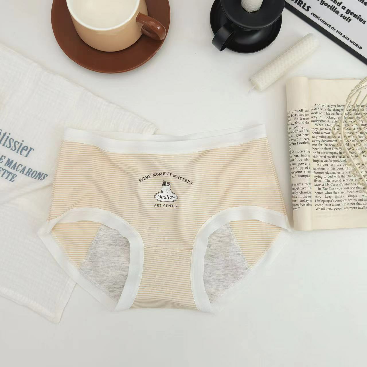 고양이위생팬티 10대생리팬티 초경팬티 주니어팬티 학생속옷 생리대파트너 생리3일차팬티 기숙사팬티 요일팬티 캐릭터팬티 고양이팬티 초경팬티 날씨팬티 기능성팬티 위생팬티66 여행안심팬티 - 상세 이미지 2
