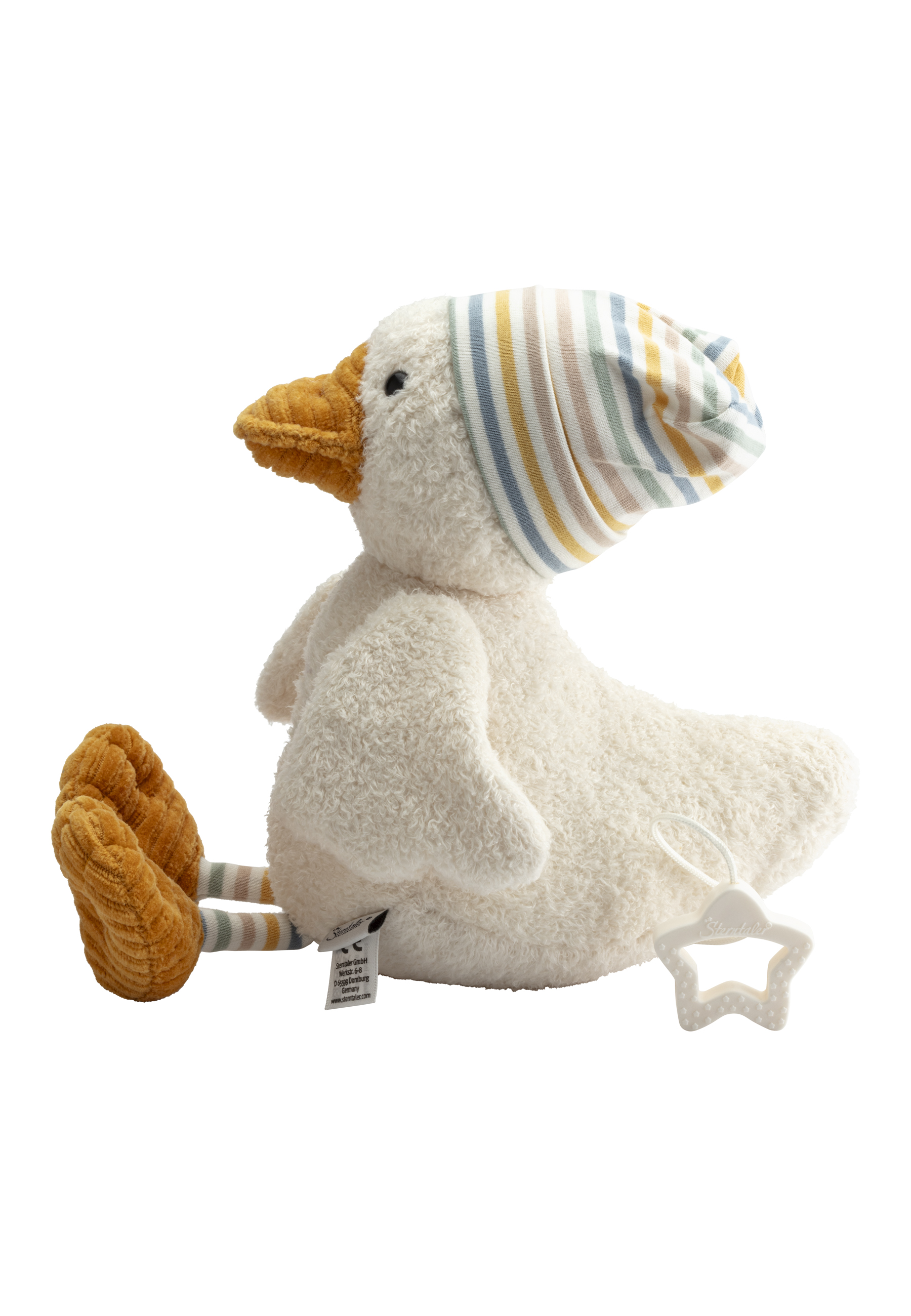 독일 슈테른탈러 오리인형 에다 오르골 애착인형 L 신생아 아기 출산 선물