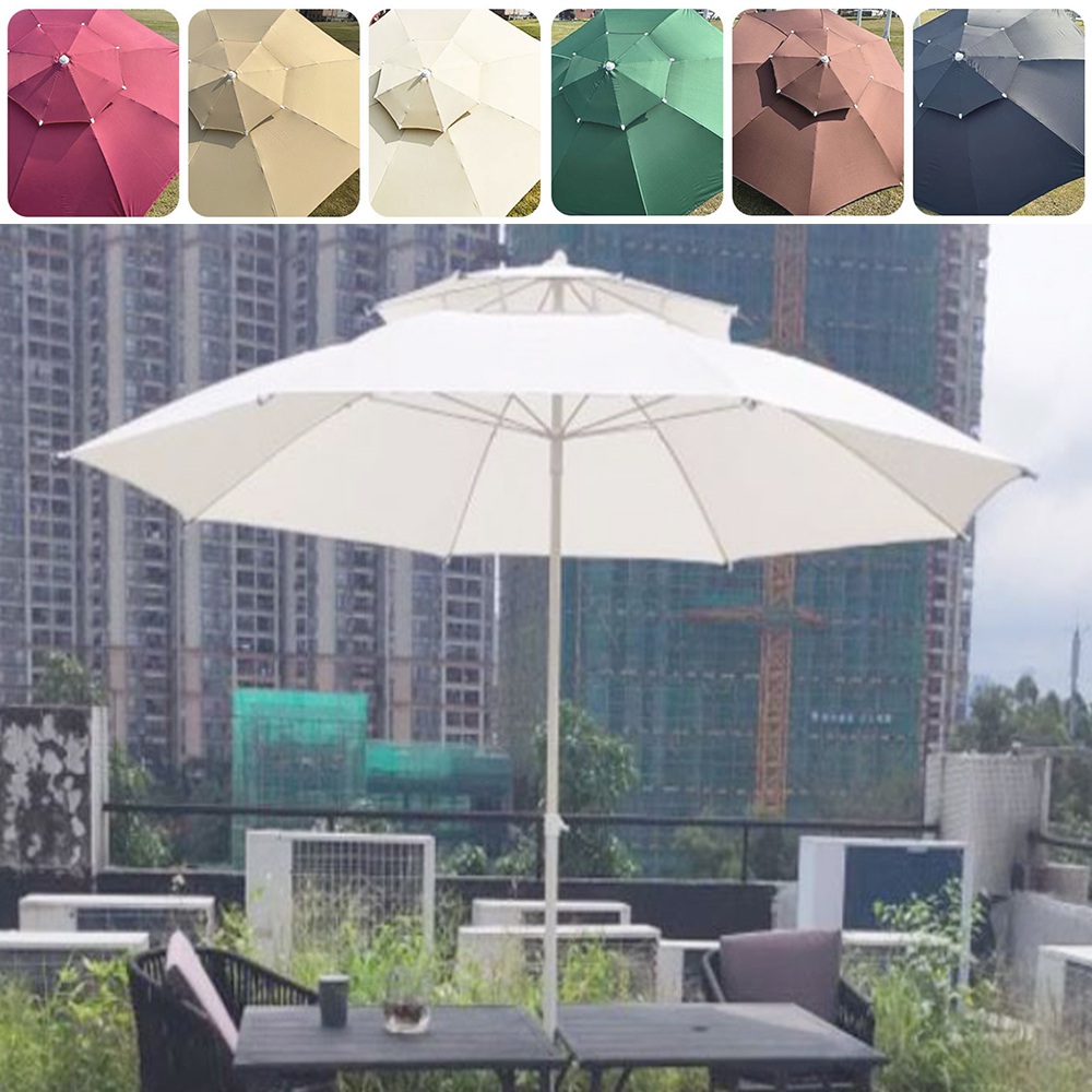 대형 팔각 파라솔 와이드형 2중지붕 비치 편의점 펜션 카페 그늘막