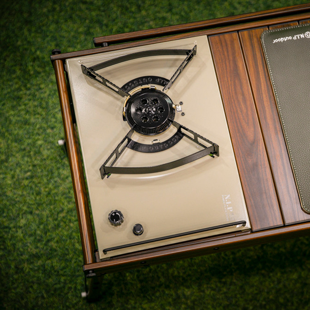 N.I.P 파워플레이트 NO6 IGT 플랫 강염버너 세라믹 블랙 (블랙 가방)