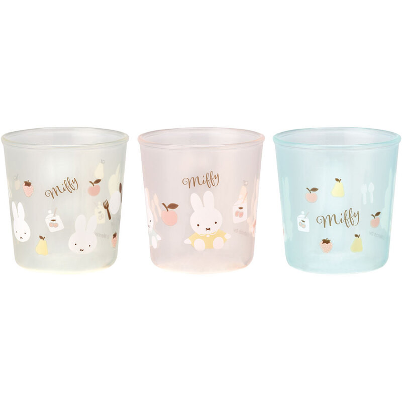 [발주상품 2~4 영업일 후 발송예정] 스케이터 미피 캐릭터 베이비컵 3개 세트 BCUP1AG - 하카타몰