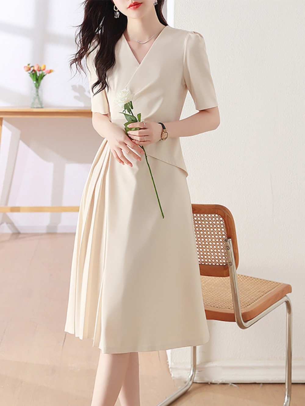 미녀와 순정남 임수향 박도라 원피스 우아한 세련된 - 상세 이미지 4