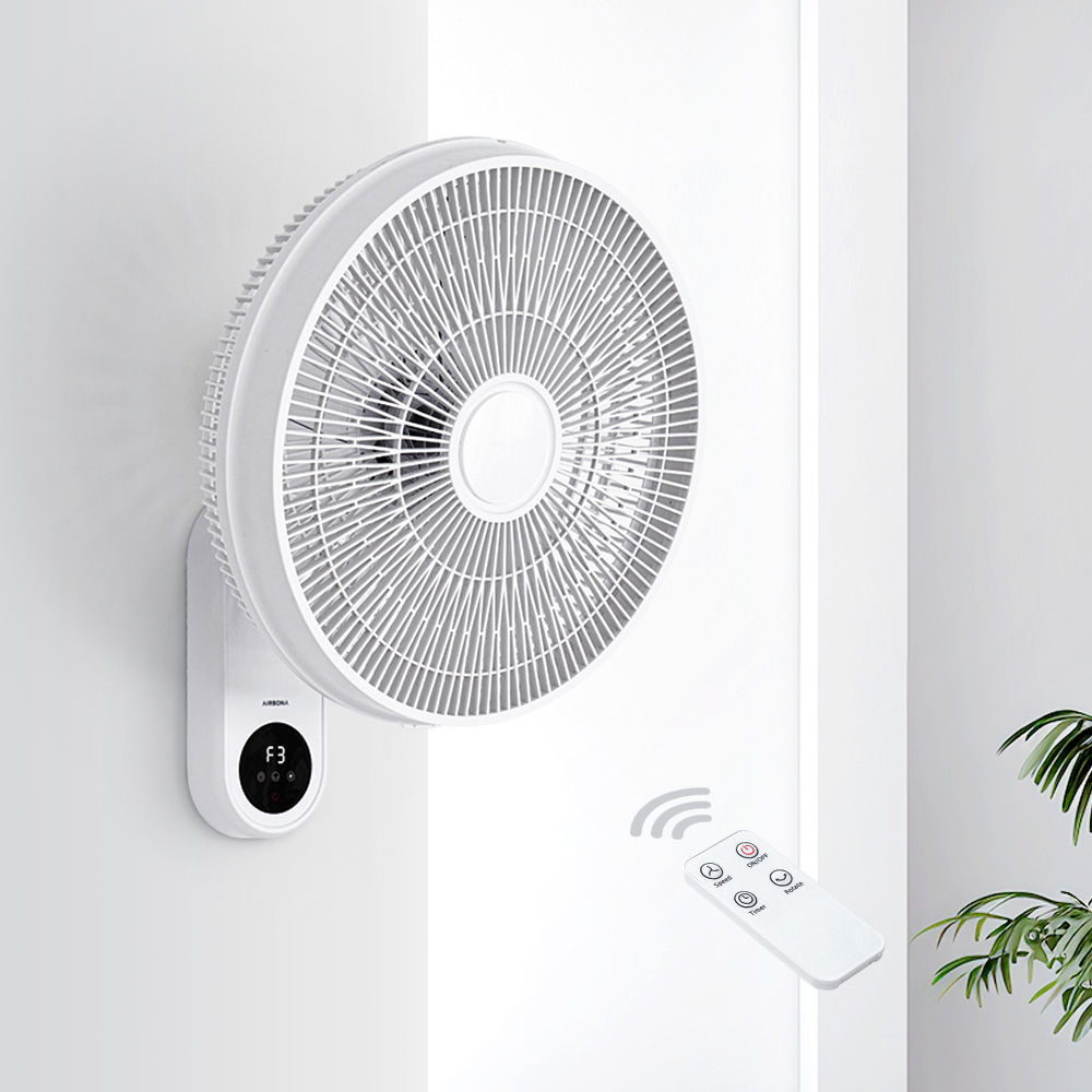 에어보나 가정용 업소용 사무실 벽걸이 기계식 벽선풍기 07WF