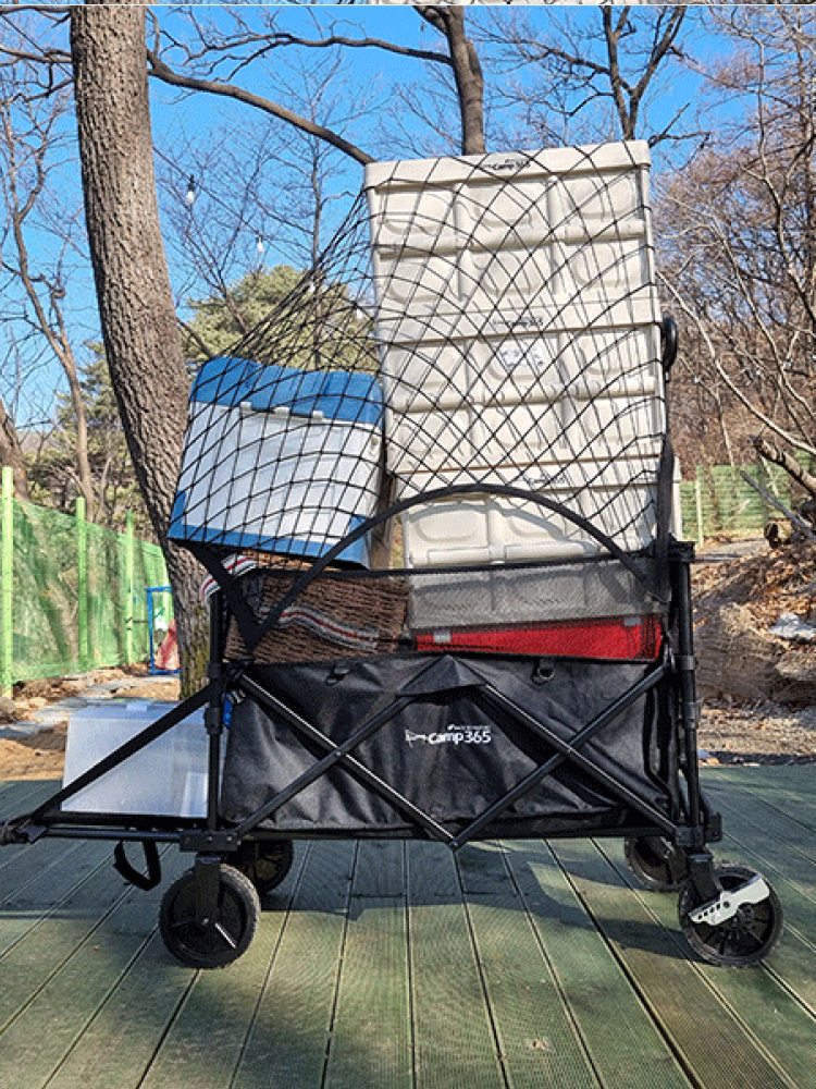 캠프365 파파웨건 스포츠 루프탑울트라 리프트업 뒷문개방 모래사장 광폭바퀴 내하중180kg