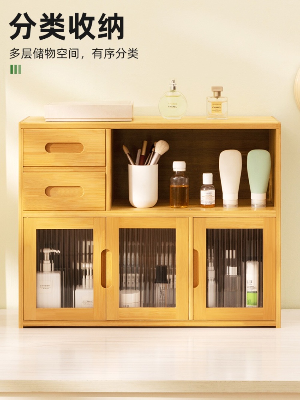책상위수납장 다용도 수납함 원룸수납 데스크 책상 책상정리 책꽂이 미니수납장 - 상세 이미지 2