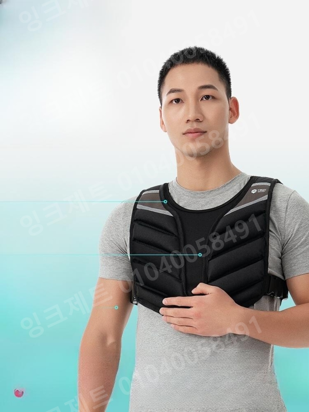 재활 중량조끼 모래주머니 택티컬 스쿼트 턱걸이 택티컬 - 상품 이미지
