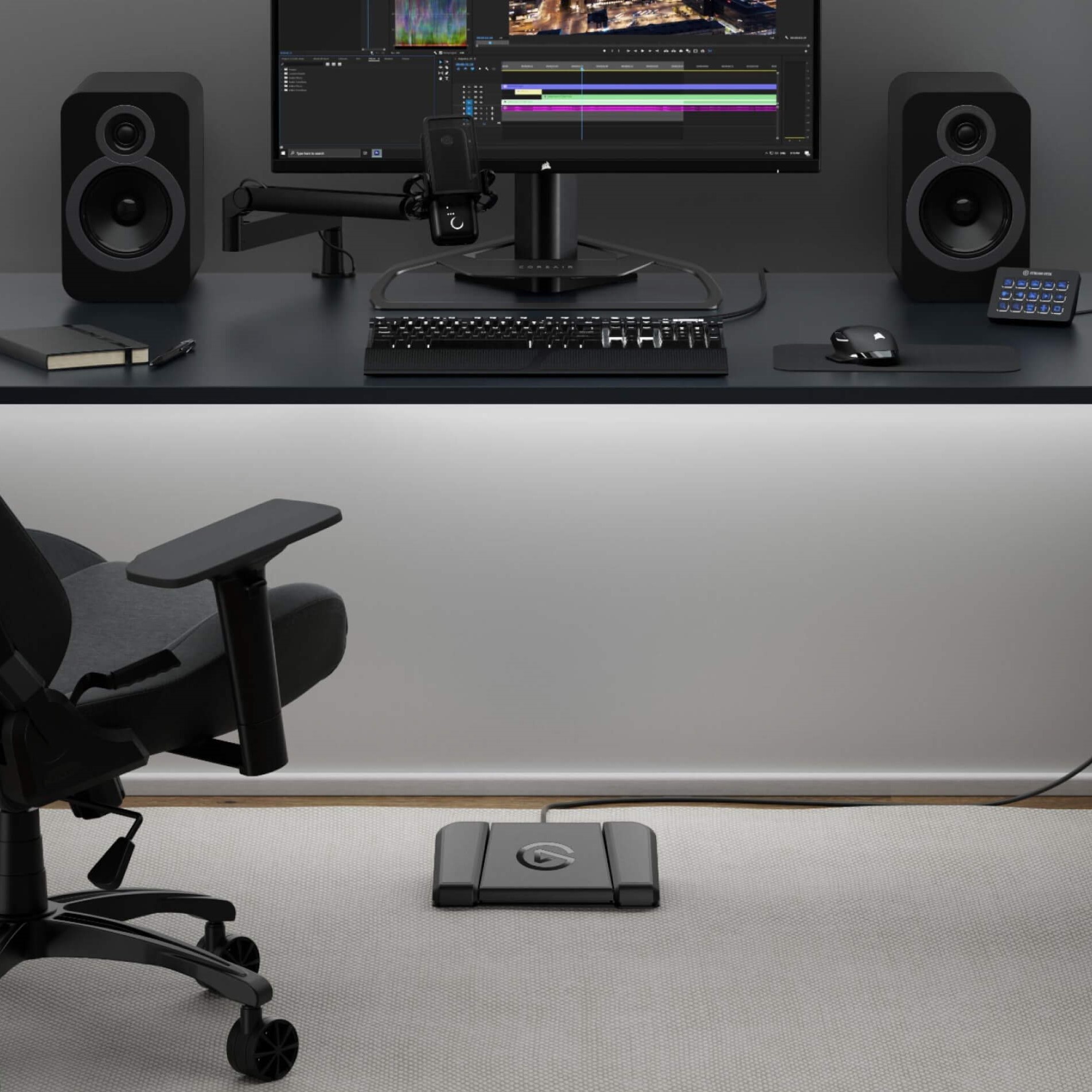 Elgato Stream Deck Pedal 엘가토 스트림덱 페달 컨트롤러 핸즈프리 - 상세 이미지 2