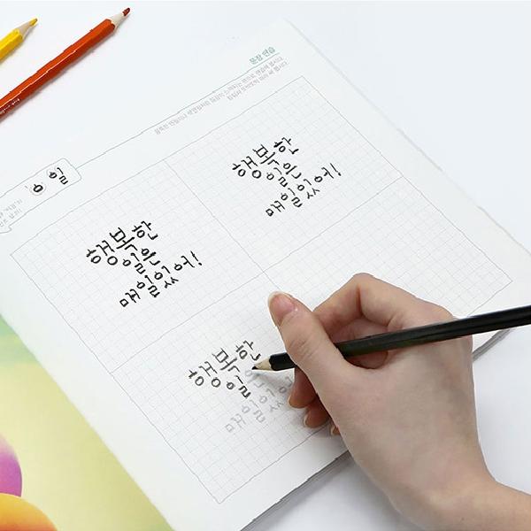 필체 연습 캘리그라피 교본 손글씨 교정 캘리그라피 글씨체 연습 - 상세 이미지 2