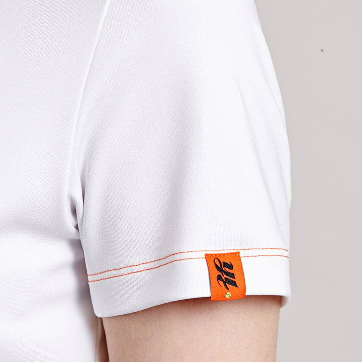 요넥스 245TS014F 테니스 의류 화이트 반팔 크롭 티셔츠 여성용 24SS 이미지 7