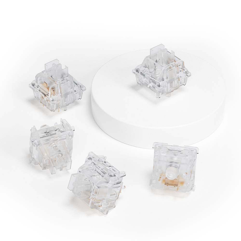 Womier crystal 우미어 크리스탈축 리니어스위치 기계식키보드 키보드축 핫스왑5핀