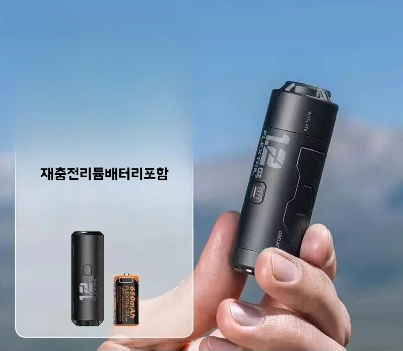 플렉스테일 제로펌프 FLEXTAIL 휴대용 미니 에어펌프 캠핑 자충 매트 튜브 자동공기주입기 - 상세 이미지 2