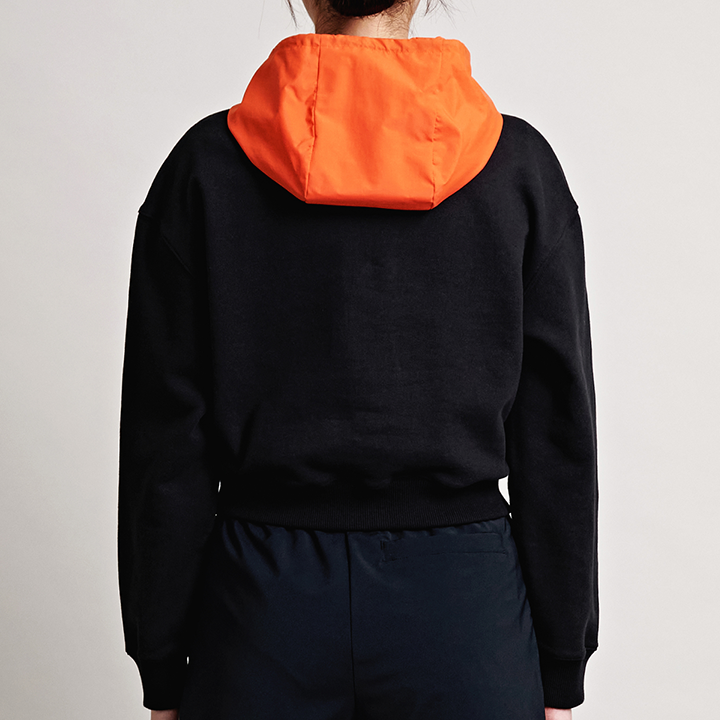 요넥스 245TL007F 테니스 의류 크롭 후드 맨투맨 여성용 24SS - 상세 이미지 5