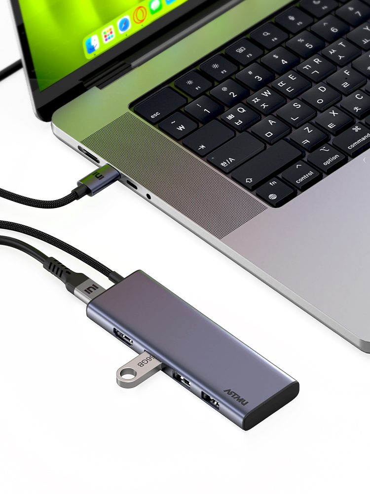 USB C타입 6in1 4K 60hz Gen2 10Gbps 멀티 허브 MH320 - 상세 이미지 4