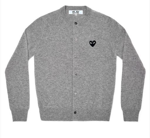 [8종] 꼼데가르송 가디건 기본 레드 블랙 와펜 남여공용 대표 이미지