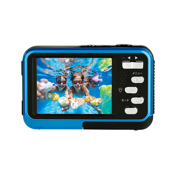 켄코 Kenko 방수 컴팩트 디지털 카메라 800만 KC-WP06 ST 163566 블루 - 상세 이미지 5