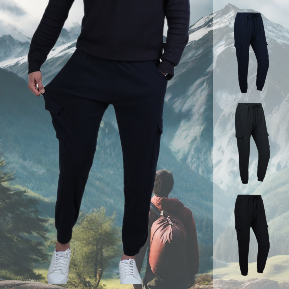 남자일바지 작업복 춘추 노가다 스판 트레이닝 카고조거팬츠 - 상품 이미지