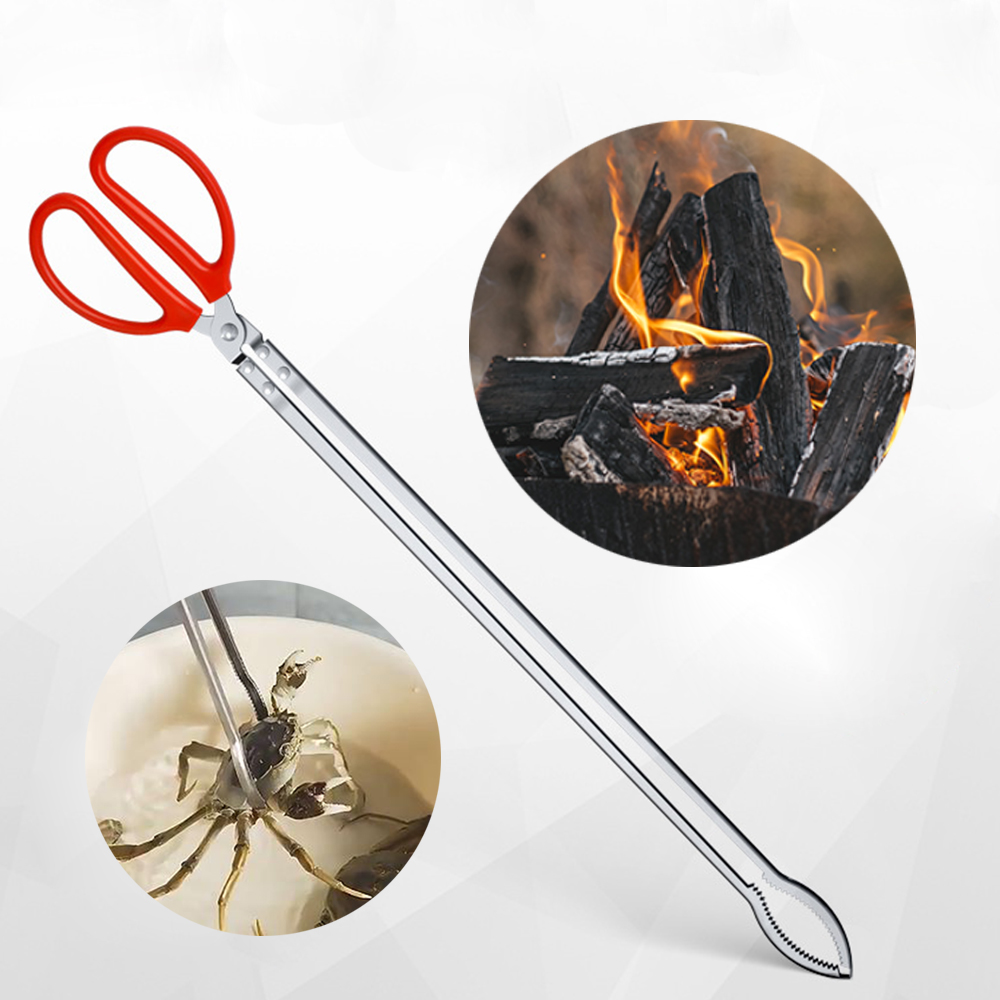 다용도 롱 가위 집게 52cm 긴 쓰레기 플로깅 낙엽 청소 화장실 휴지 멀티 만능집게 청소용 - 상세 이미지 2