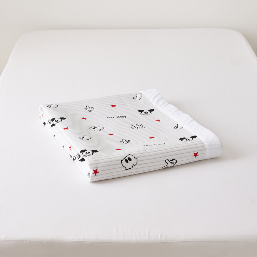 코지네스트 X 디즈니 미키 포르페 시원한 냉감패드 미키마우스 쿨매트 고정밴드 여름패드