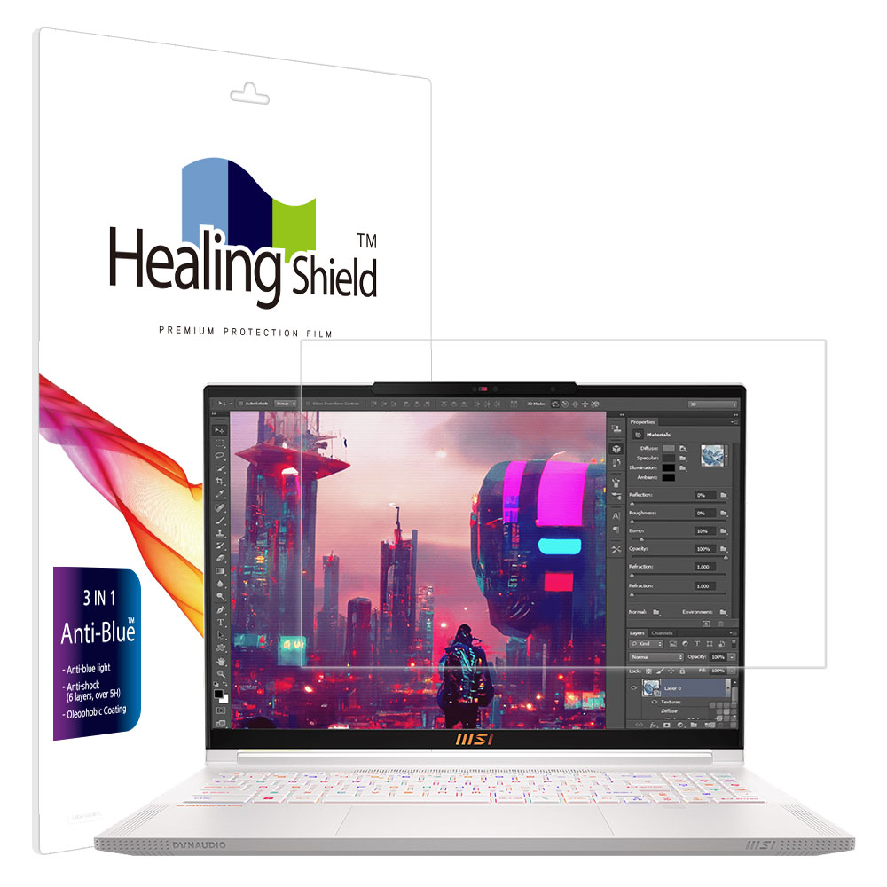 MSI 스텔스 16 Studio A13V 블루라이트차단 액정보호필름 - 상품 이미지