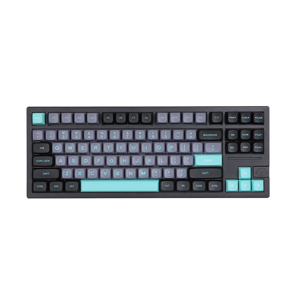 몬스타기어 닌자87프로 풀알루미늄 폰 태블릿 유 무선 블루투스 커스텀 조약돌 풀윤활 키보드