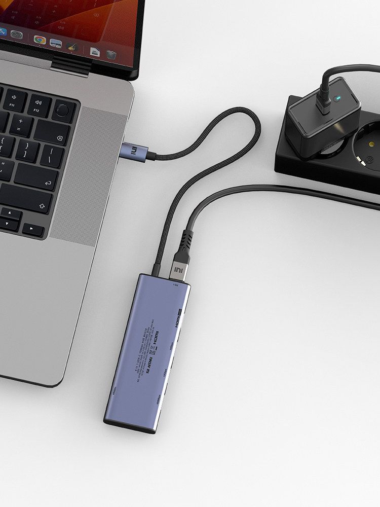 USB C타입 6in1 4K 60hz Gen2 10Gbps 멀티 허브 MH320 - 상세 이미지 3