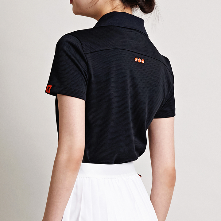요넥스 245TS008F 테니스 의류 게임웨어 반팔 카라티 여성용 24SS - 상세 이미지 4
