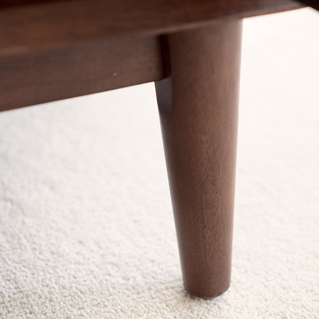 자야캠핑 포르보 원목 라탄 월넛 주방 수납장 장식장 800