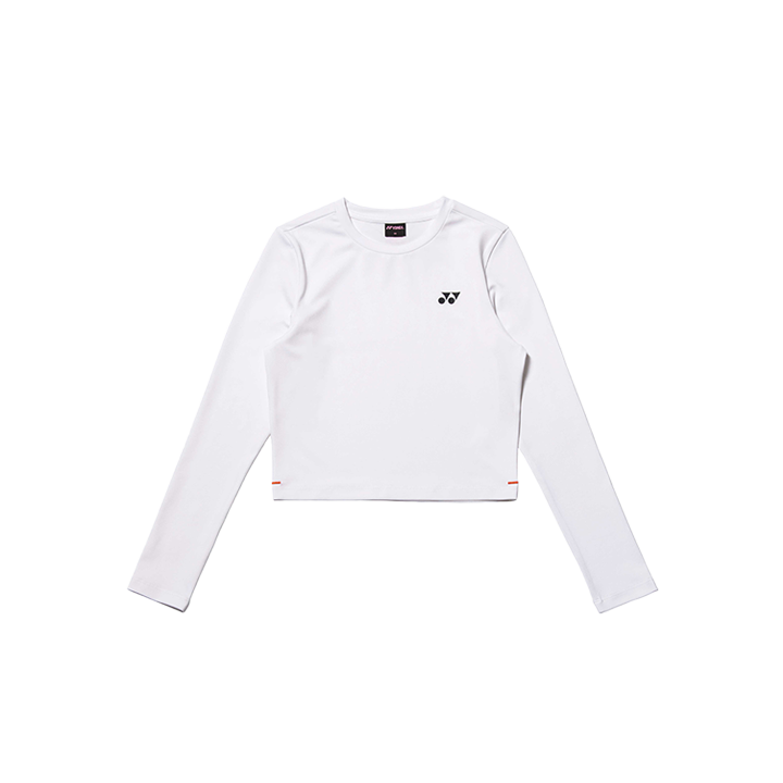 요넥스 245TL003F 테니스 의류 화이트 긴팔 크롭티 여성용 24SS - 상세 이미지 2