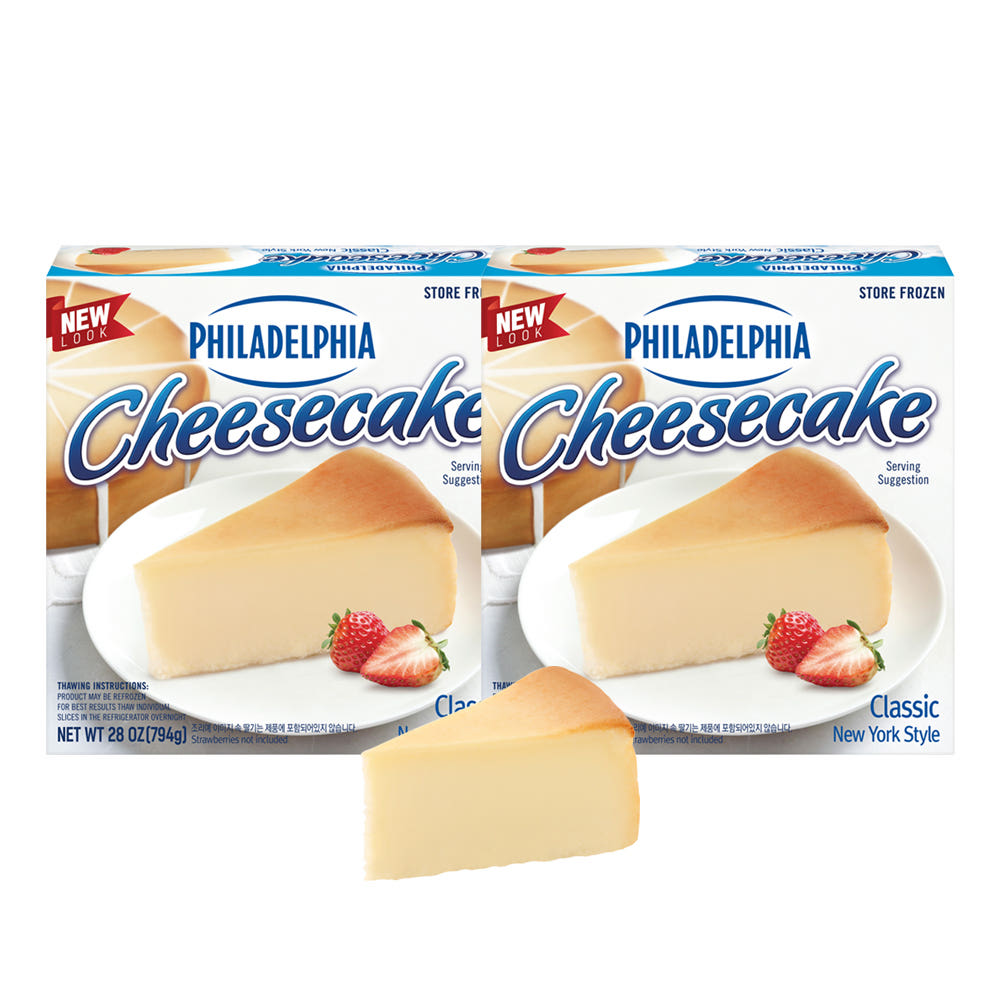 필라델피아 치즈케익 28oz 794g 10조각 2개 세트