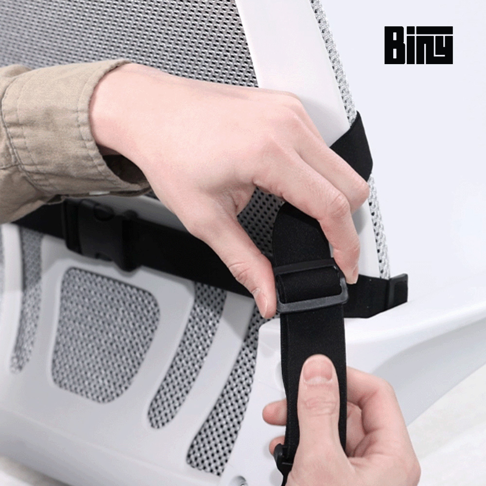 바이니 등받이쿠션 사무실의자 의자 허리 요추 쇼파 메모리폼 등쿠션 차량용 화물차