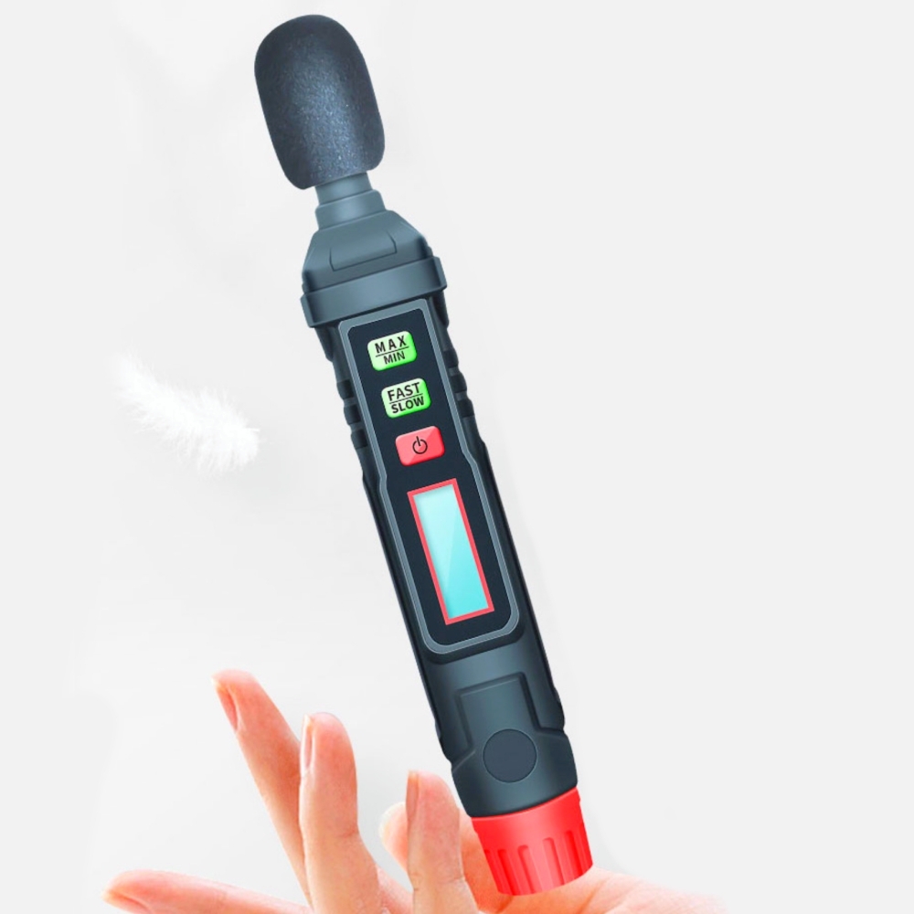 고정밀소음계 펜형건설현장소음측정기 휴대용데시벨측정기 130dB - 상품 이미지