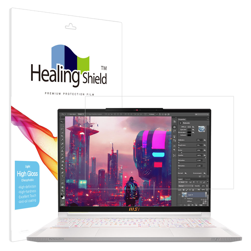 MSI 스텔스 16 Studio A13V 올레포빅 Light 액정보호필름 - 상품 이미지