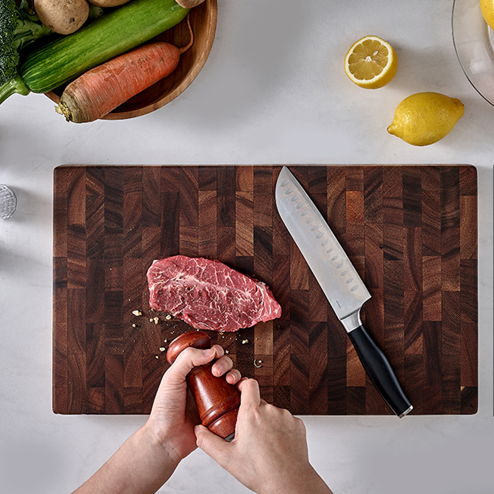 에비히슈테른 엔드그레인 레인트리 원목 나무 도마 특대 48cm 두께40T