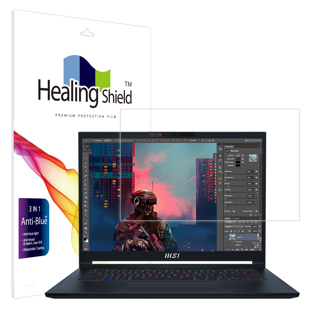 MSI 스텔스 14 Studio A13V 블루라이트차단 액정보호필름 - 메인 이미지