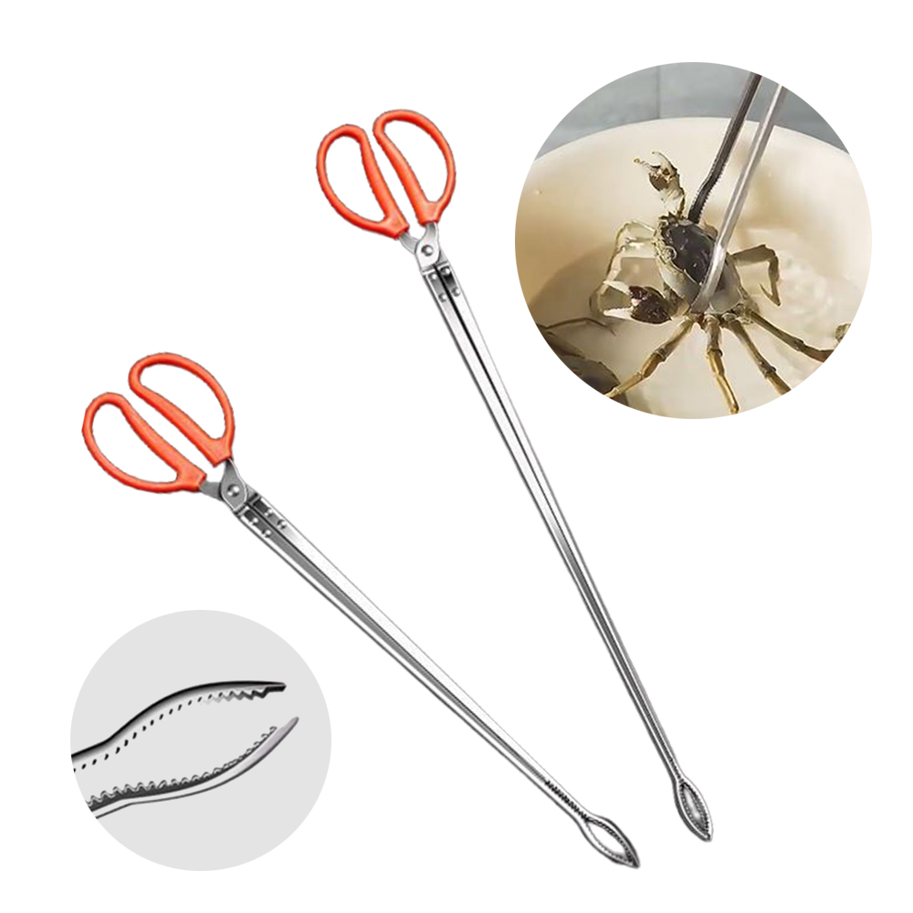 만능 다용도 롱 가위 집게 52cm 해루질 꽃게 미꾸라지 게 생선 물고기 갯벌 체험 도구 조개 잡이 잡기 - 상세 이미지 2