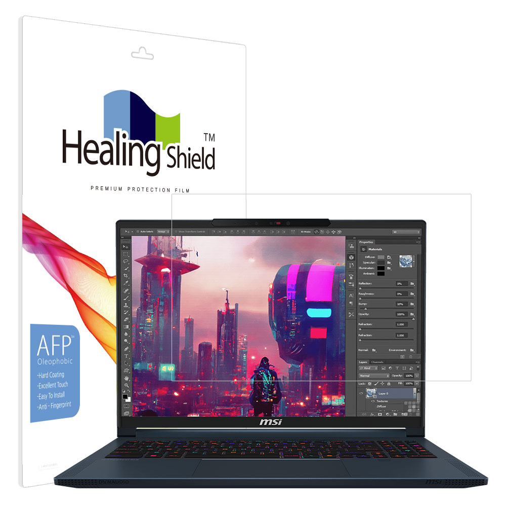 MSI 스텔스 16 AI Studio A1V 올레포빅 액정보호필름 - 상품 이미지