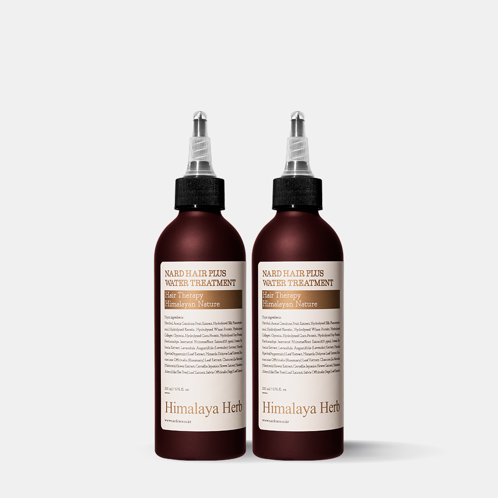 [2개] 나드 헤어플러스 워터 트리트먼트 200ml 물미역, 두피, 단백질, 극손상